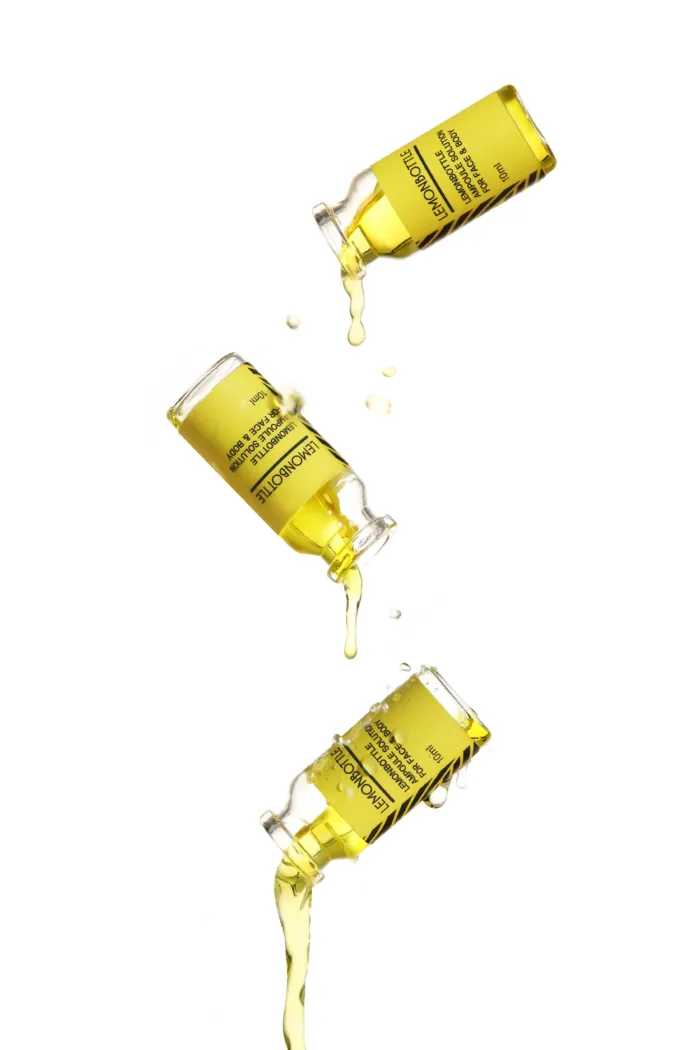 Falling Lemon Bottle ampoules
